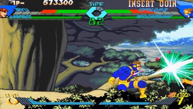 X-Men VS Street Fighter - Ryu/Gambit - Expert Difficulty Playthrough смотреть онлайн