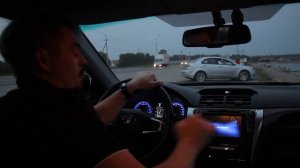 Автообзор Тойота Камри 55 (50): разгон до 220!разбор салона!