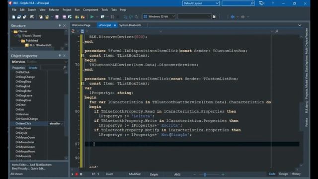 Bluetooth Low Energy #2. App Delphi Android смотреть онлайн