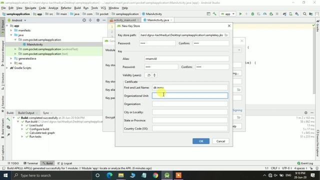 Android Studio || how can generate bundle file for google play console in android studio. смотреть онлайн