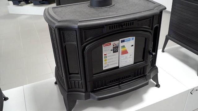 Чугунная печь-камин KOZA Kratki для отопление дома или дачи. смотреть онлайн