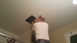 Panasonic Fan . Установка вытяжки Панасоник