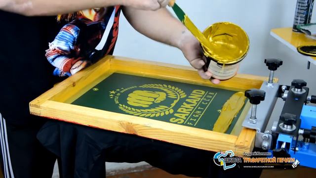 Карусельныйо станок 4Х2. Печать на футболках, одноцветный принт. (Андрей Котенко) смотреть онлайн