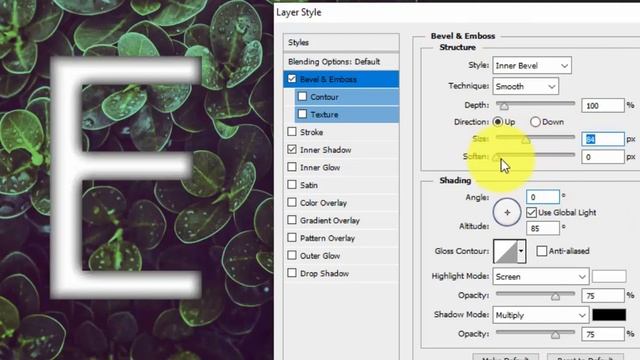 Learn 1 minute photoshop cs6| How to edit letter "E" #16 смотреть онлайн