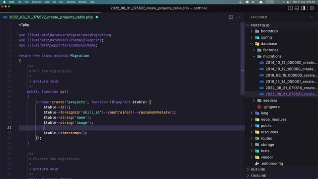 4 Create Models and Migrations | Portfolio Project with Laravel and Vuejs смотреть онлайн