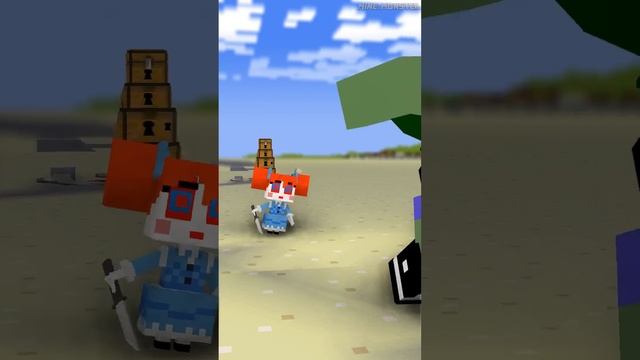 Never Chase the Zombie Girl - minecraft animation #shorts смотреть онлайн
