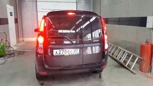Дополнительные задние фонари на Ларгус