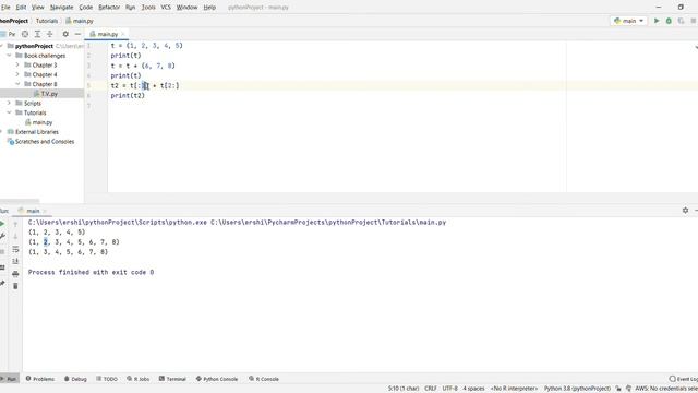 Python Tutorial #8(How to add and remove items from a tuple and about Dictionaries) смотреть онлайн