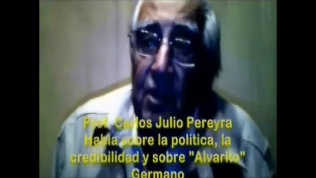 Carlos Julio Pereyra. TESTIMONIO sobre "Alvarito" Germano. смотреть онлайн
