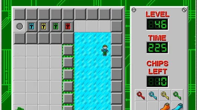Chip's Challenge 1 level 46 solution - 204 sceonds смотреть онлайн