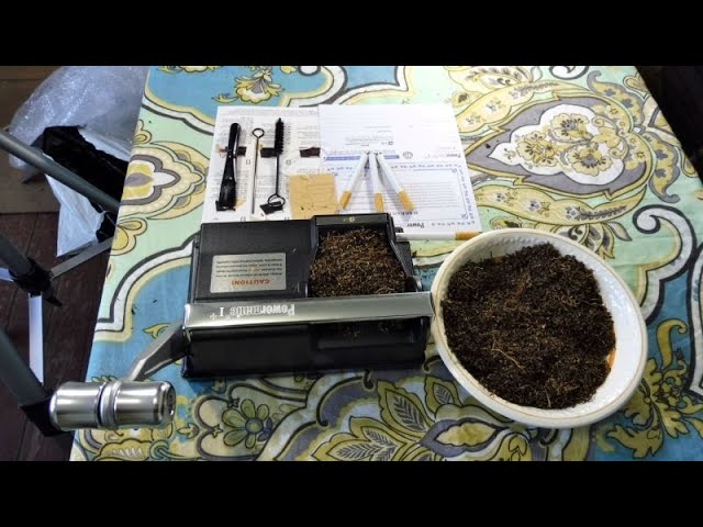 Powermatic 1+ Машинка для изготовления сигарет . смотреть онлайн