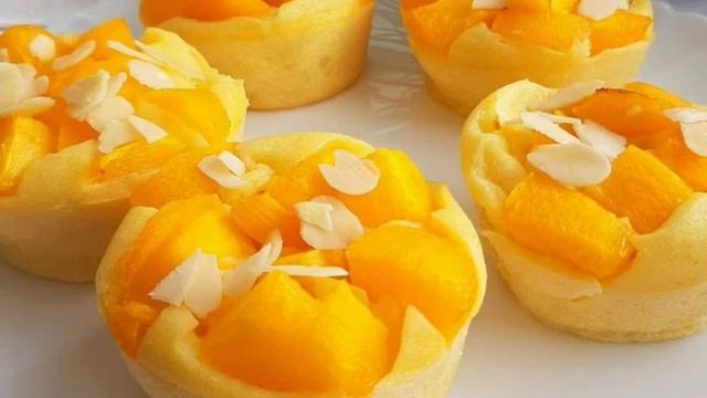 Маффины с персиками, рецепт в описах! смотреть онлайн