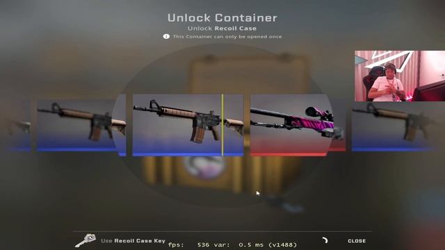s1mple unboxes worlds first Awp Chromatic Aberration | Recoil Case смотреть онлайн