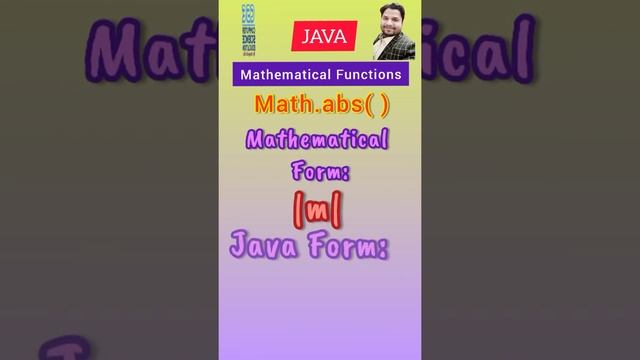 Mathematical Function in Java | Math.abs( ) смотреть онлайн