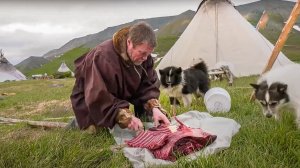 Жизнь на Крайнем Севере. Рыбалка. Чум. Оленина. Мороз -40 | Полярные истории. Избранное