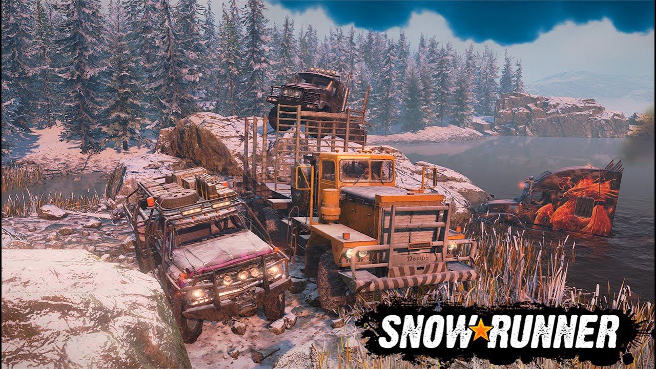 #SnowRunner Выполняем задания в КООП смотреть онлайн