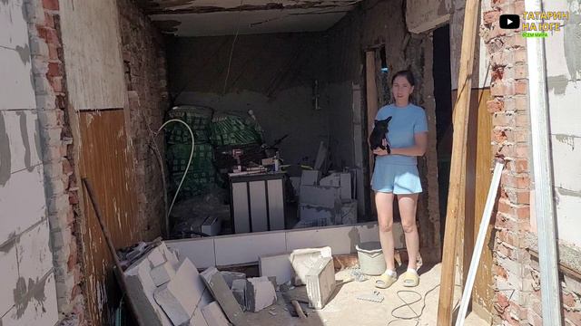 СТЕНА ГОТОВА ЧТО ДАЛЬШЕ ДЕЛАЕЮ ПЕРЕМЫЧКУ ЗАКУПИЛ МАТЕРИАЛ ДЛЯ КРЫШИ смотреть онлайн