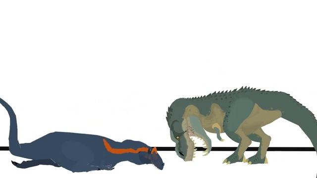Dc2 Battle Fight | Giganotosaurus Vs. V rex смотреть онлайн