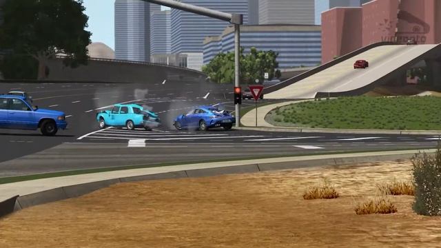Mercedes-AMG GT 63 S Coupe (X290) High Speed Traffic Crashes BeamNG Drive 2021 #8 смотреть онлайн