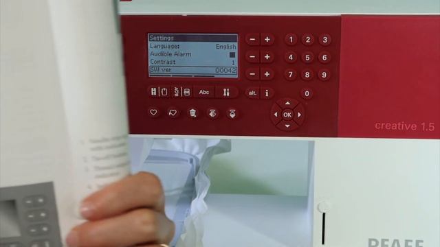 Pfaff creative 1.5 73 Machine Updating смотреть онлайн