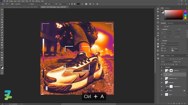 How to Create a Psychedelic Gradient Map Cover Art - Tutorial Photoshop CC 2020 смотреть онлайн