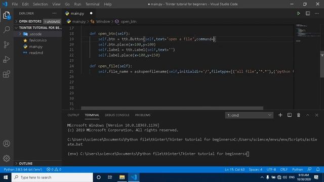 Browsing Files with Tkinter and Python || Part-22 смотреть онлайн