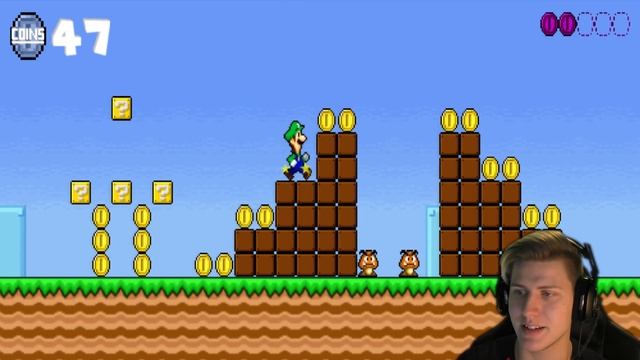 LUIGI IS BETTER THAN MARIO! SUPER LUIGI RUN [SUPER MARIO RUN FAN GAME] ALL LEVELS