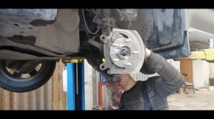 Замена ступицы Nissan X Trail