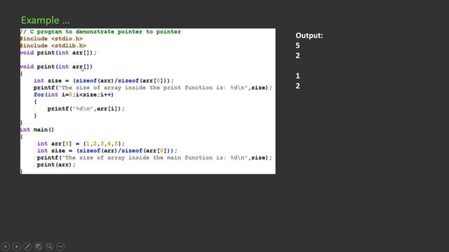 Why C treats array parameters as pointers? | GeeksforGeeks смотреть онлайн