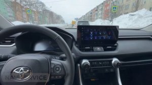 Toyota RAV4 2023 (рестайлинг) для Китайского рынка. Установили магнитолу 12.3 Teyes LUX ONE