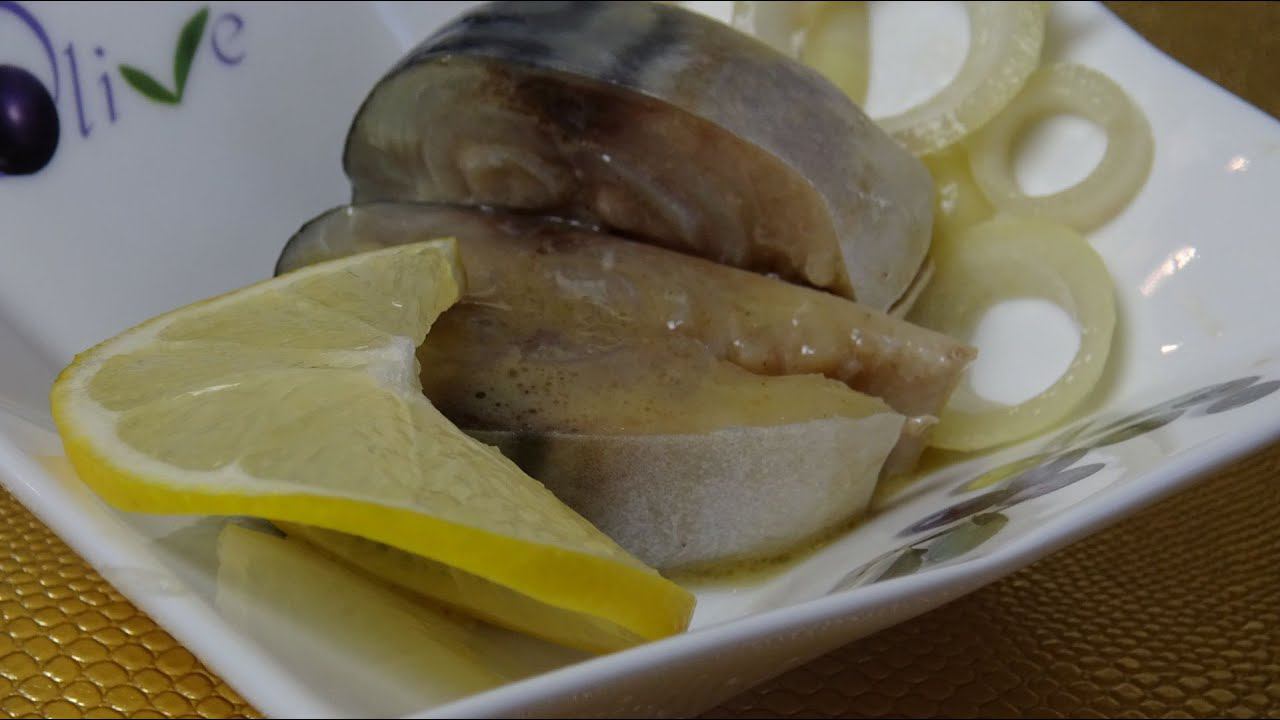 Как сделать скумбрию в горчично-пряной заливке. смотреть онлайн