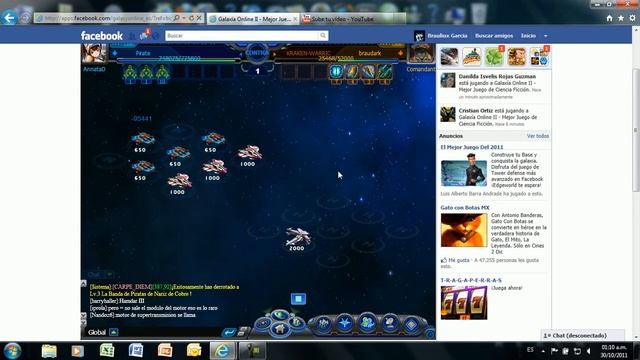 GALAXIA ONLINE MISON 29 NAVES ESCUDO