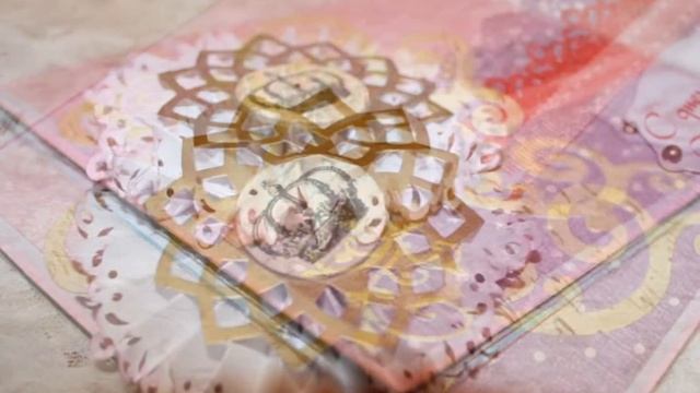 Scrapbooking скрапбукинг открытка в день рождения