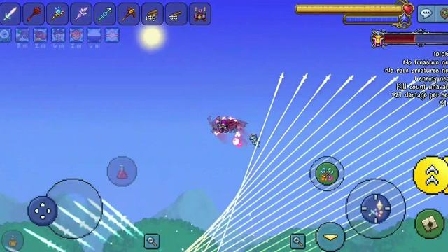 Terraria mobile 1.4: Master Mode Empress of Light Daytime with Summoner ( pre-Golem gear) смотреть онлайн