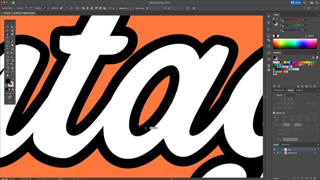 Adobe Illustrator Tutorial - How to Create Custom Typography (HD) смотреть онлайн