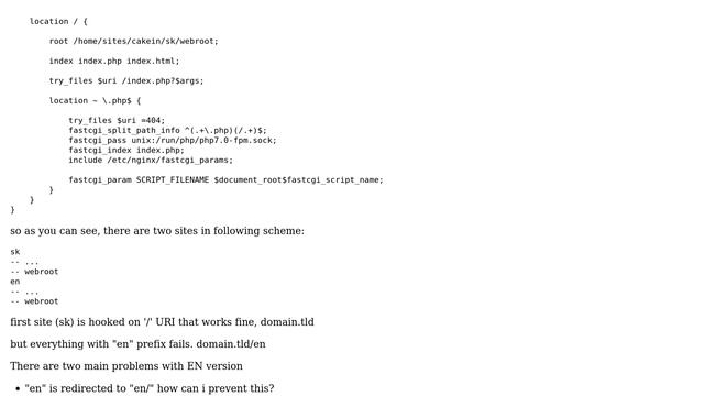 DevOps & SysAdmins: Remove trailing slash NGINX 2 sites one domain смотреть онлайн