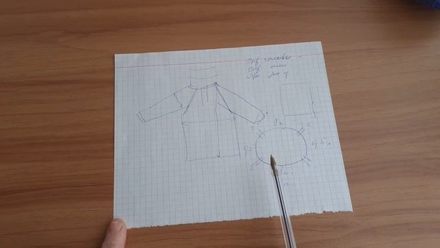 Расчёты по вязанию свитера спицами , реглан сверху с азиатским ростком. смотреть онлайн