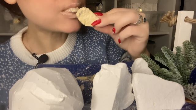 ASMR Crunching With Sand Grades Of Chalk/ Хруст песочными сортами мела‼️#mukbang #chalkeating #asmr