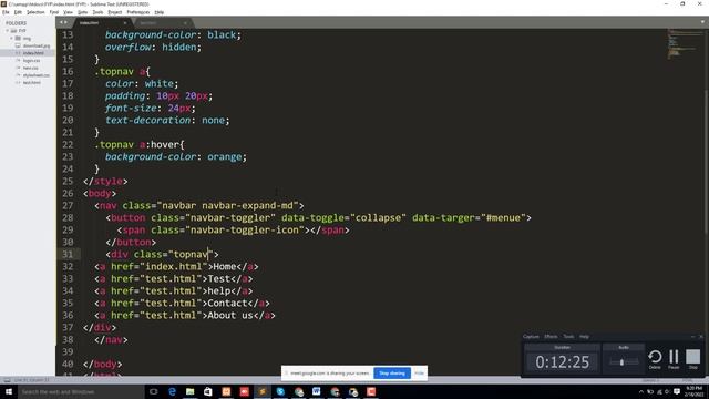 Bootstrap class 5 - Responsive Navbar смотреть онлайн