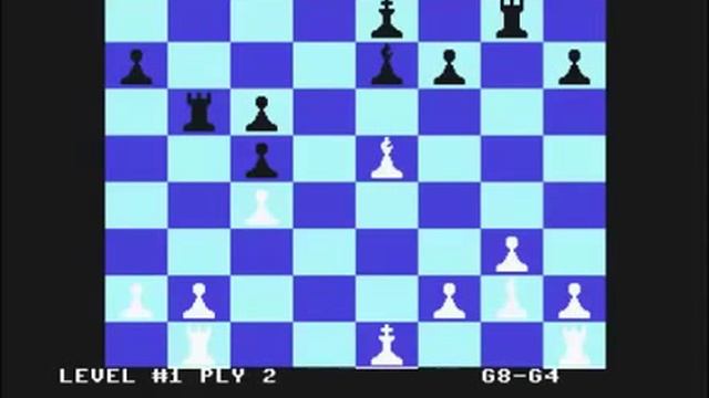 C=64 Chess - 'Sargon 2' with black - Opening: Sicilian Defence (Alapin Variation) смотреть онлайн