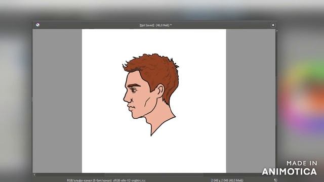 Как нарисовать ГОЛОВУ человека/Профиль смотреть онлайн