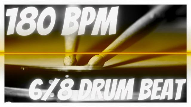 6/8 drum beat 180 bpm Rock [1] смотреть онлайн