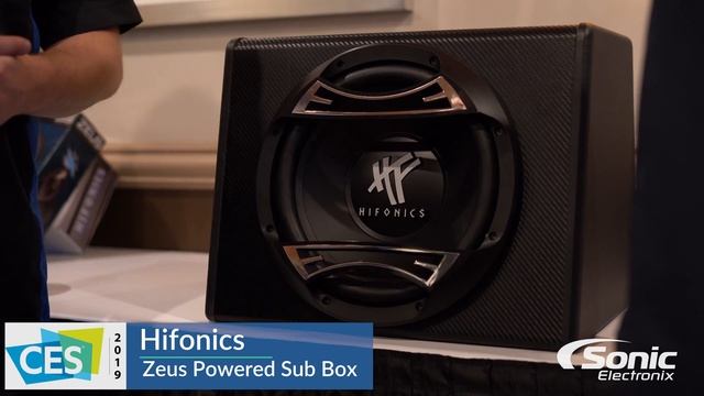 Hifonics - Zeus Powered Sub Box - CES 2019 смотреть онлайн