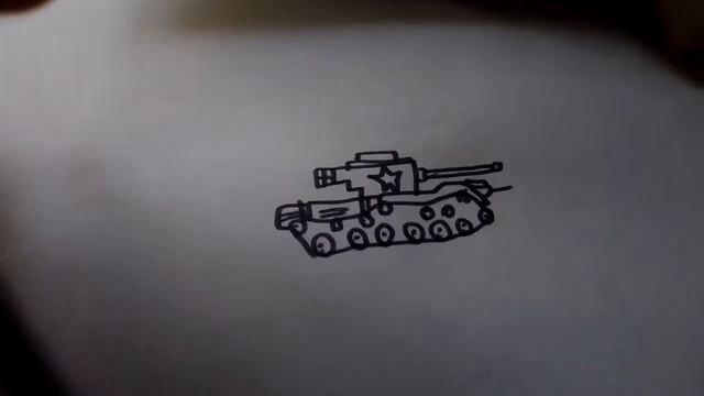 как научиться хорошо нарисовать танк? (1часть) смотреть онлайн