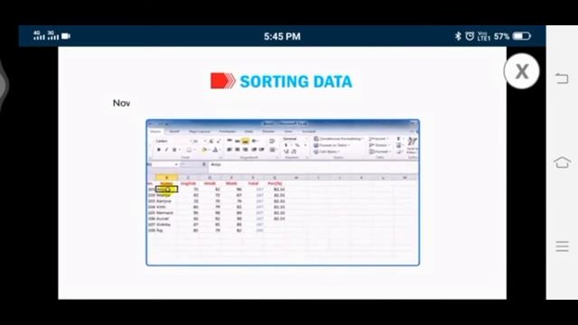 Class-7 chapter-4 Advanced features of Microsoft Excel 2013 part - 1 смотреть онлайн
