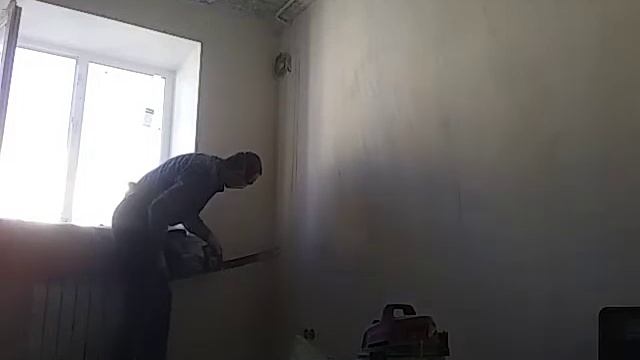 Штробление кирпичной стены под трассу кондиционера смотреть онлайн