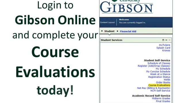 Tulane students, evaluate those courses! смотреть онлайн