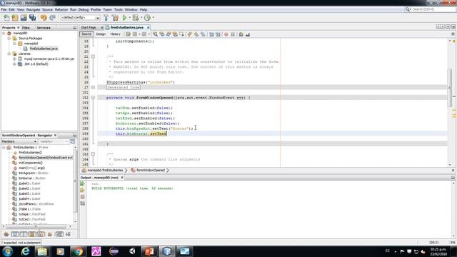 JDBC 2018 02 23 parte 1 смотреть онлайн