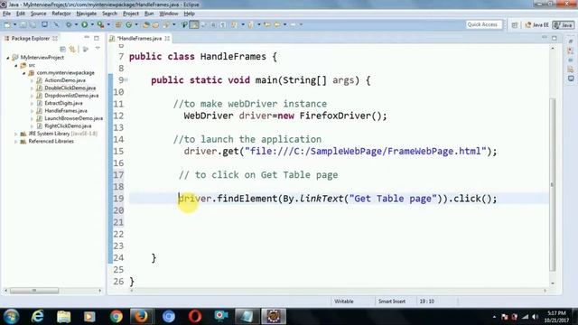 How to handle frames in Selenium webdriver | Switch to iFrames | Interview Questions смотреть онлайн