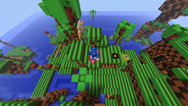 Sonic Green Hill Zone Theme (Minecraft Note Block Cover) смотреть онлайн